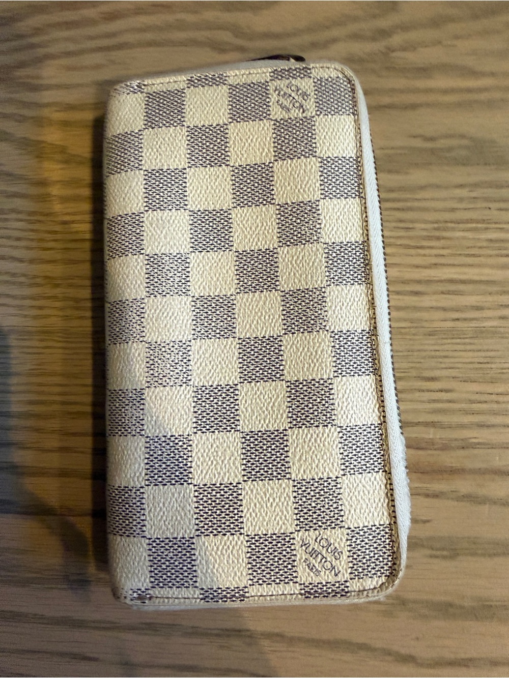 Damier Azur Louis Vuitton Zip Wallet